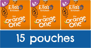 Ellas Kitchen Organic The White One Fruit Smoothie 4X90 G (Pack Of 3, Total 12 Pouches)