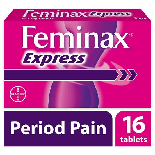 Feminax Express Period Pain & Cramps 16 Tablets