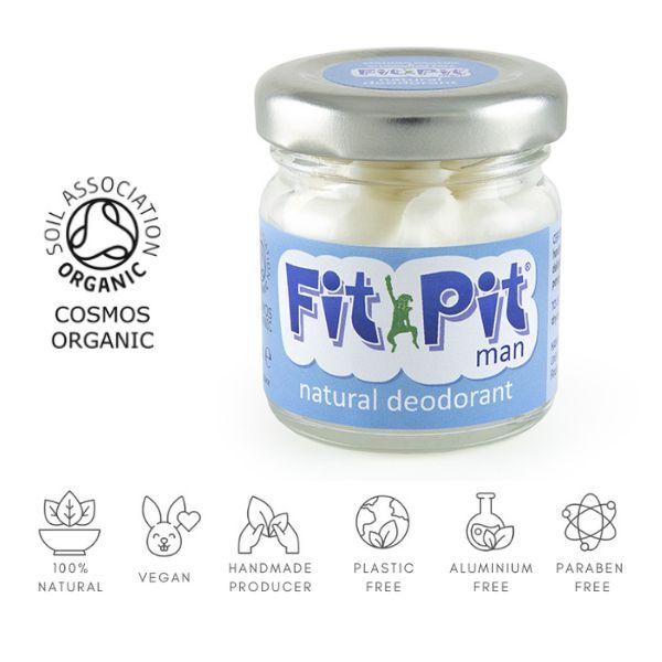 Fit Pit Natural Deodorant For Men Aluminium Free 25Ml