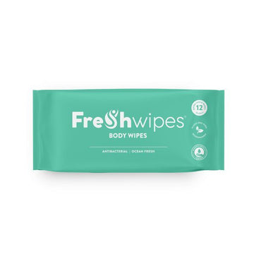 Freshwipes Body Wipes - Ocean Fresh 12 Wipes