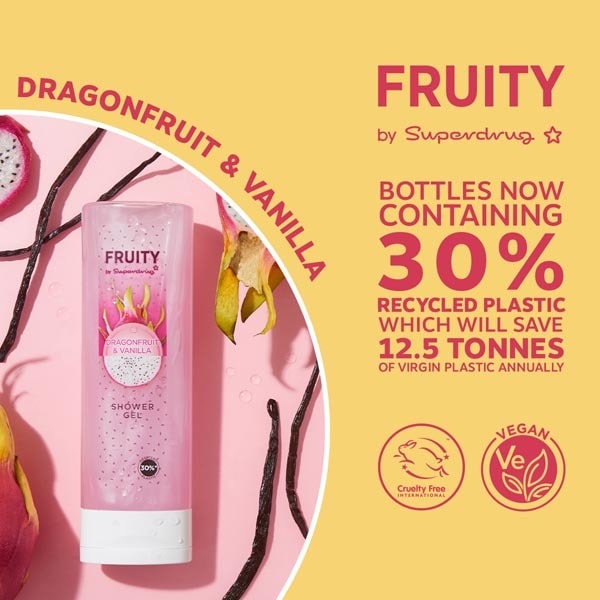 Fruity Dragonfruit & Vanilla Shower Gel 250Ml
