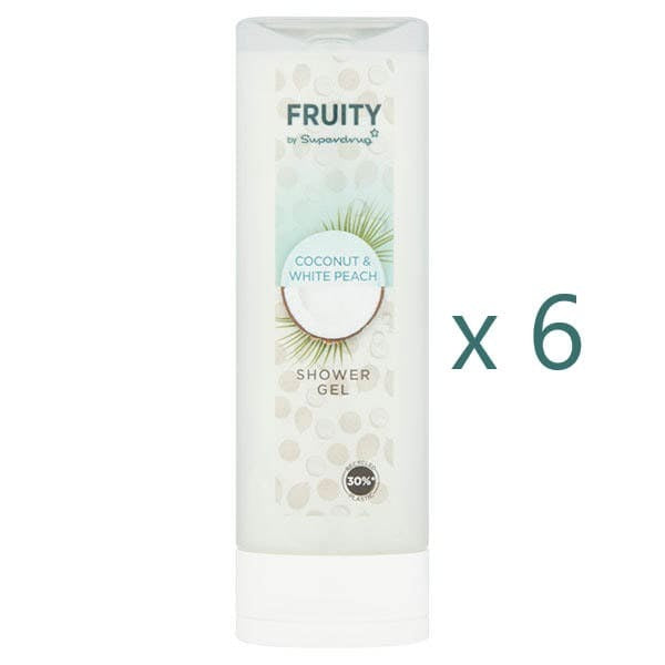 Fruity Coconut And White Peach Shower Gel 250Ml X6 Bundle