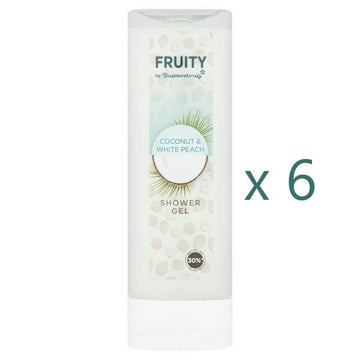 Fruity Coconut And White Peach Shower Gel 250Ml X6 Bundle