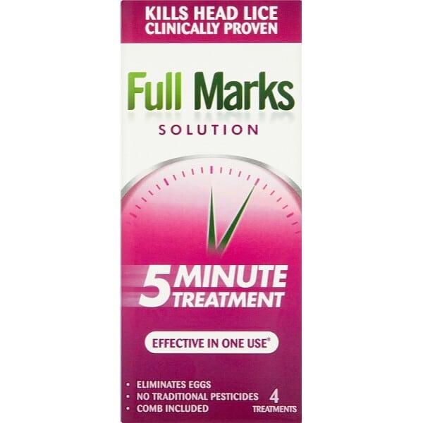Full Marks Head Lice Removal Treatment With Nit Comb 200Ml