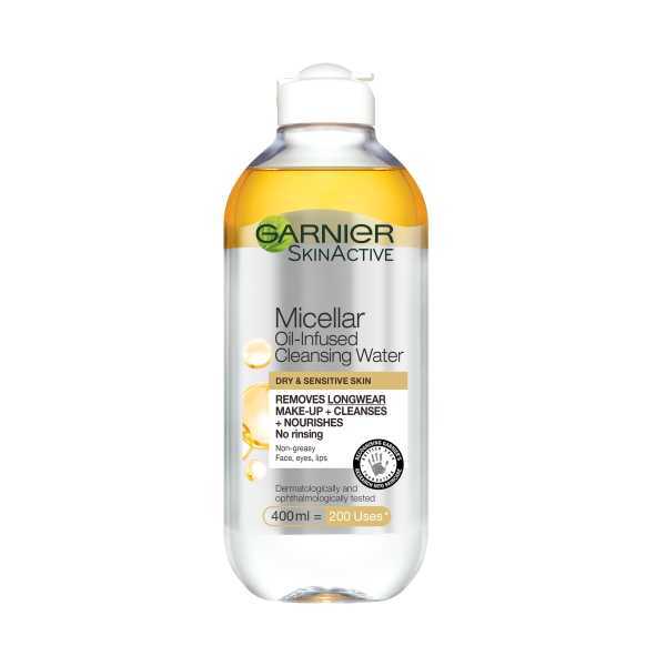 Garnier Micellar Water Oil Infused Dry & Sensitive 400Ml