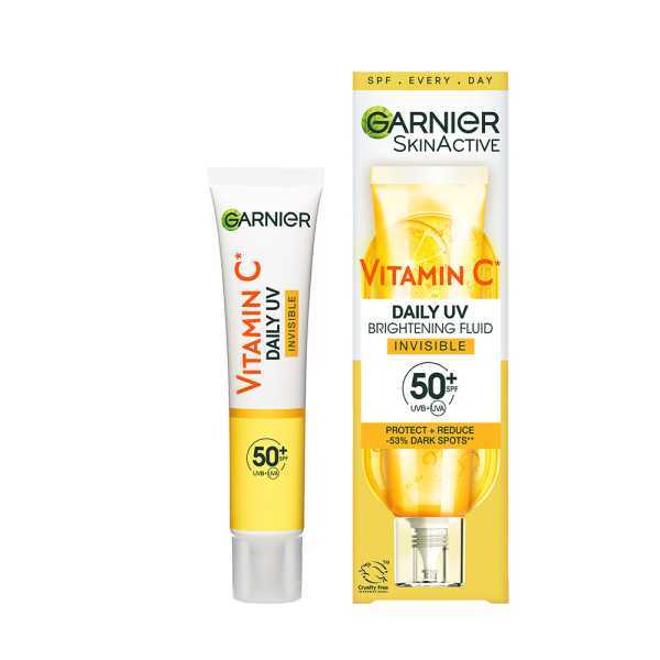Garnier Vitamin C Uv Brightening Fluid Invisible Spf50+ 40Ml