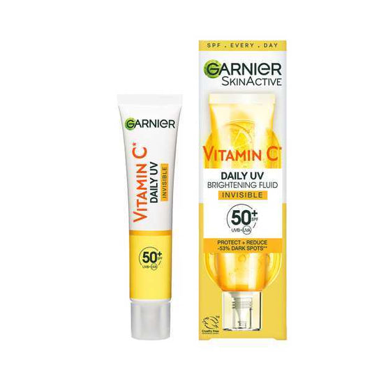 Garnier Vitamin C Uv Brightening Fluid Invisible Spf50+ 40Ml