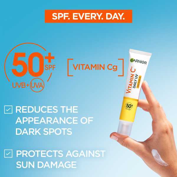Garnier Vitamin C Uv Brightening Fluid Invisible Spf50+ 40Ml