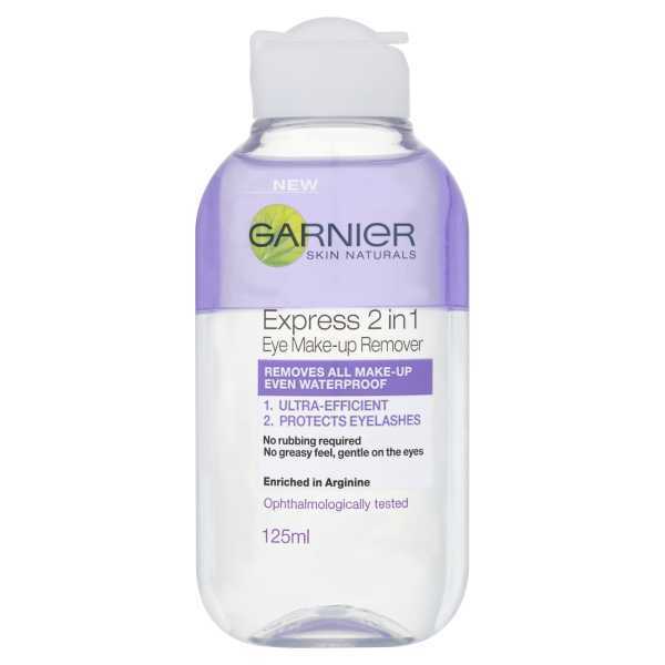 Garnier Skin Naturals 2 In1 Eye Make Up Remover 125Ml