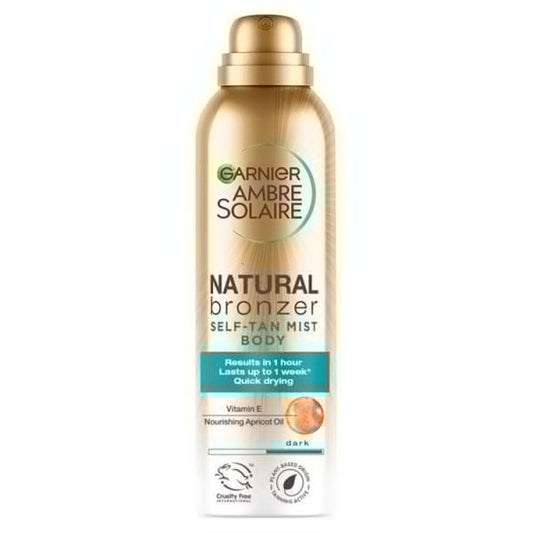 Ambre Solaire No Streaks Dark Self Tan Body Mist 150Ml