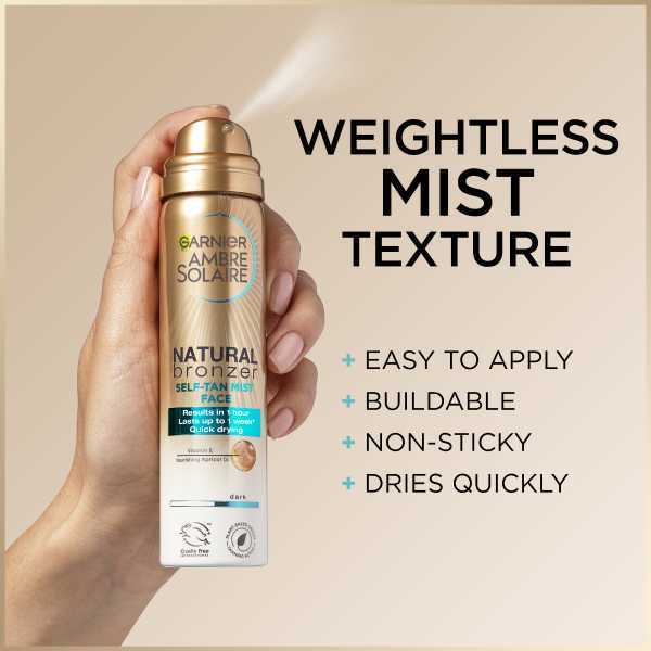 Ambre Solaire No Streaks Dark Self Tan Body Mist 150Ml