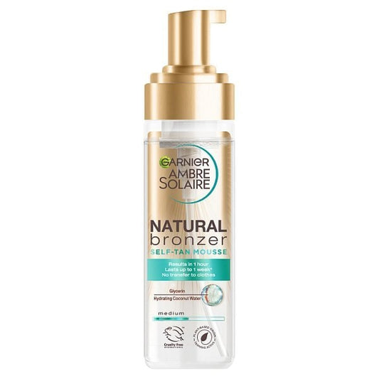 Garnier Ambre Solaire Natural Clear Self Tan Mousse 200Ml