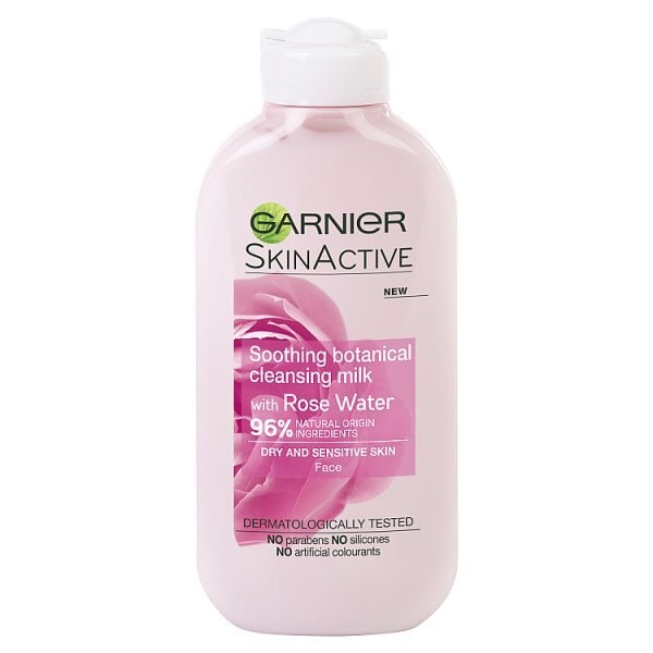 Garnier Natural Rose Cleansing Milk Sensitive Skin 200Ml