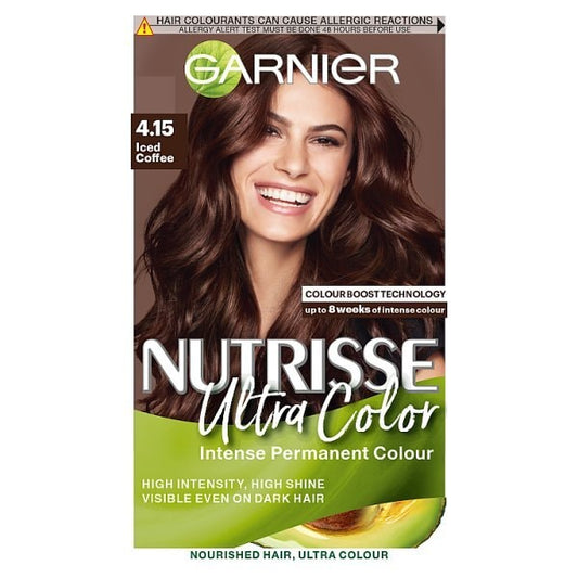 Garnier Nutrisse Ultra Permanent Hair Dye Iced Coffee 4.15