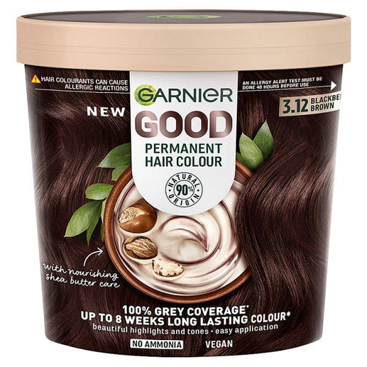 Garnier Good Permanent Hair Dye Blackberry Brown 3.12