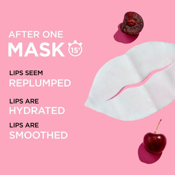 Garnier Moisture Bomb Lip Tissue Mask Cherry 5G
