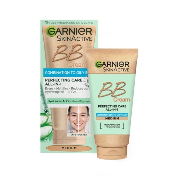 Garnier Oil-Free All In 1 Bb Cream Spf 25 Medium 50Ml