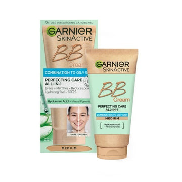 Garnier Oil-Free All In 1 Bb Cream Spf 25 Medium 50Ml