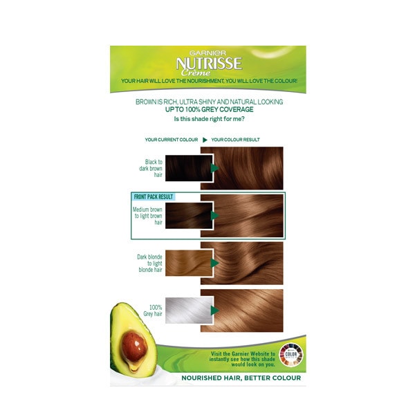 Garnier Nutrisse Permanent Hair Dye Golden Light Brown 6.3