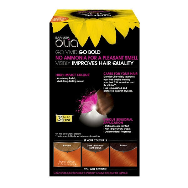 Garnier Olia Bold 7.40 Intense Copper Permanent Hair Dye