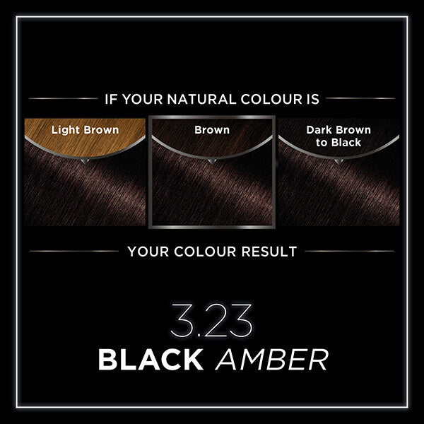 Garnier Olia 3.23 Black Amber Permanent Hair Dye