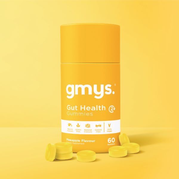 Gmys. Gut Health Gummies Pineapple Flavour, 60