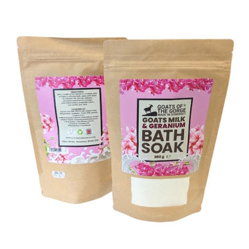 Goats Of The Gorge Bath Soak With Geranium Essential Oil