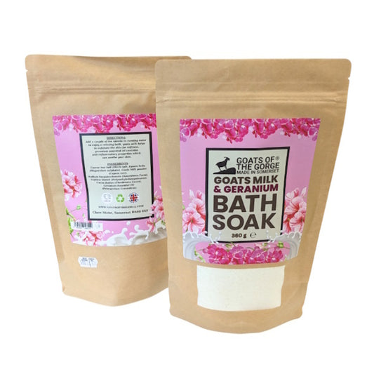 Goats Of The Gorge Bath Soak With Geranium Essential Oil