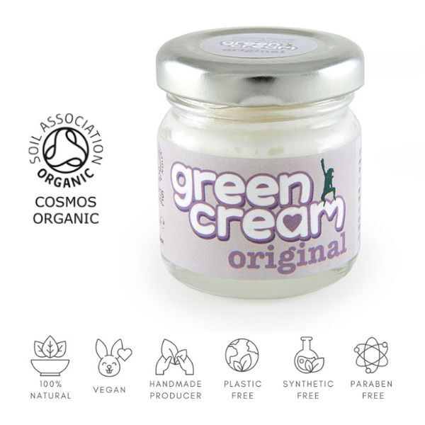 Green Cream Original Dry Skin Cosmos 100% Organic 25Ml