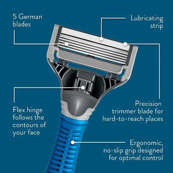 Harry'S Truman Razor + Blade - Indigo Blue