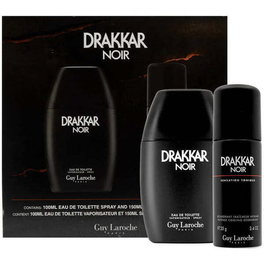 Drakkar Noir Gift Set 100Ml Edt + 150Ml Deodorant Spray