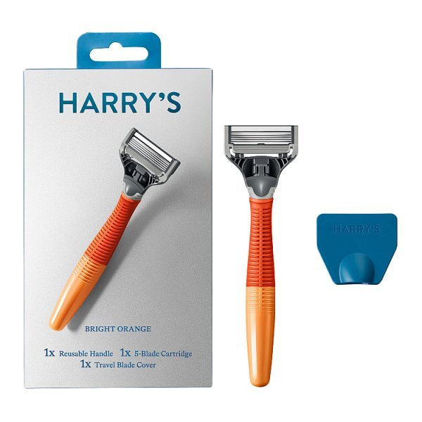 Harry'S Truman Razor + Blade - Bright Orange