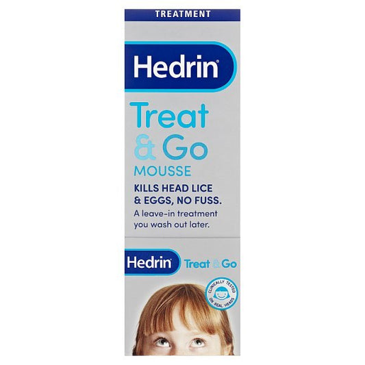 Hedrin Head Lice Treat & Go Mousse 100Ml
