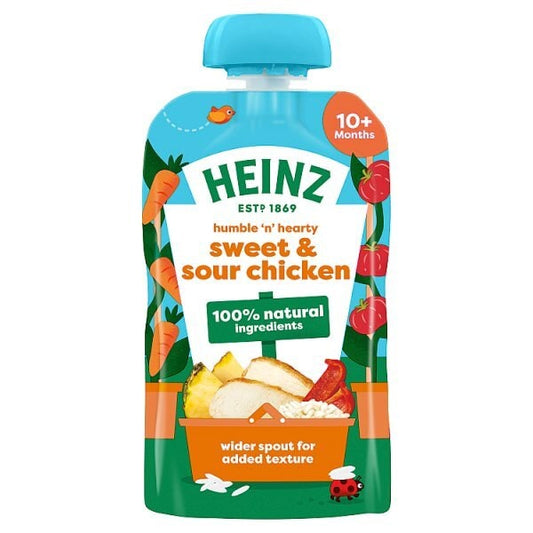 Heinz Sweet & Sour Chicken Baby Food Pouch 10+ Months 180G