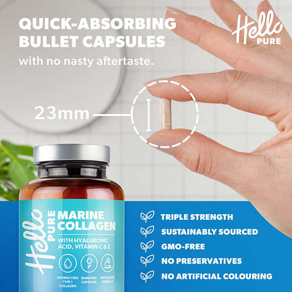 Hello Pure Marine Collagen With Hyaluronic Acid | 1350Mg | X 120