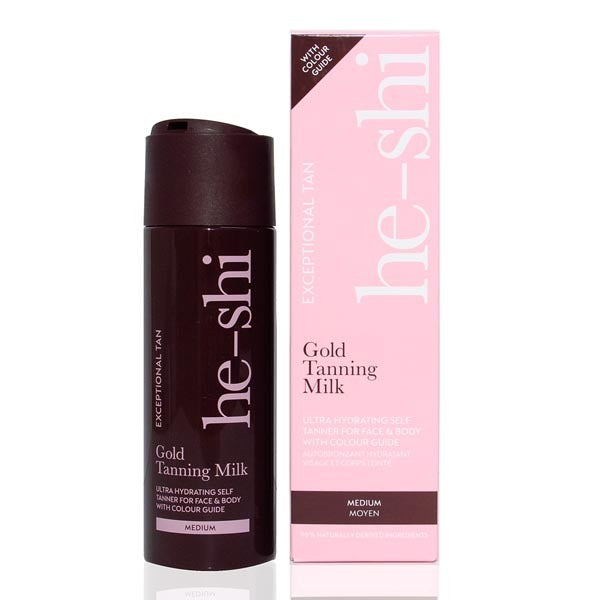 He-Shi Gold Tanning Milk Medium 200Ml