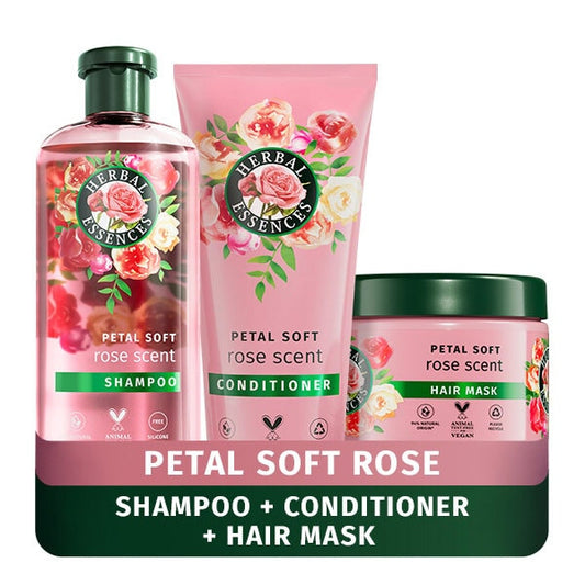 Herbal essences  Rose Soft Bundle With Nourishing Mask