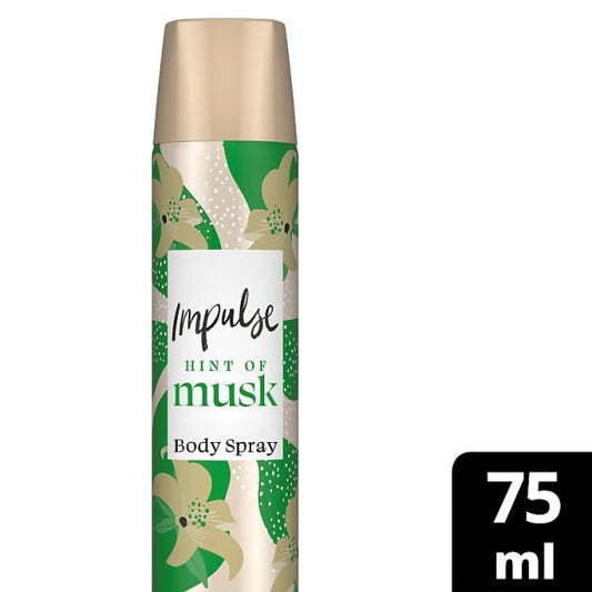 Impulse Body Spray Deodorant Musk 75Ml
