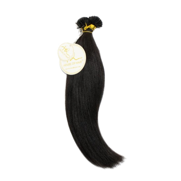 House Of Hair Uk Yaki Ebony I-Tip Strands 14