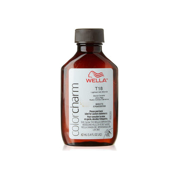 Wella Color Charm Permanent Liquid Hair Toner, Lightest Ash Blonde [T18] 1.40 oz