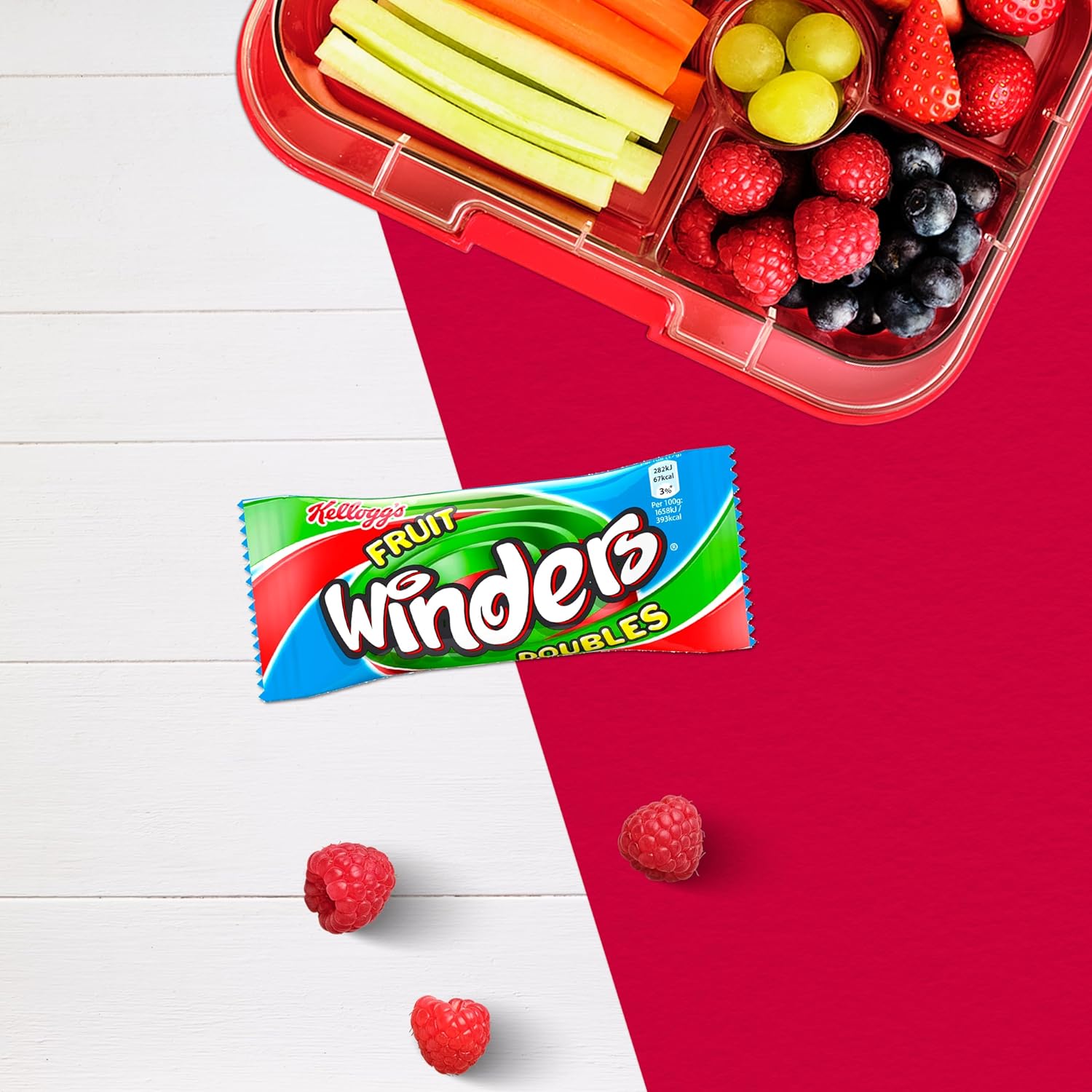 Kellogg'S Fruit Winders Doubles Apple Strawberry, 5 X 17G