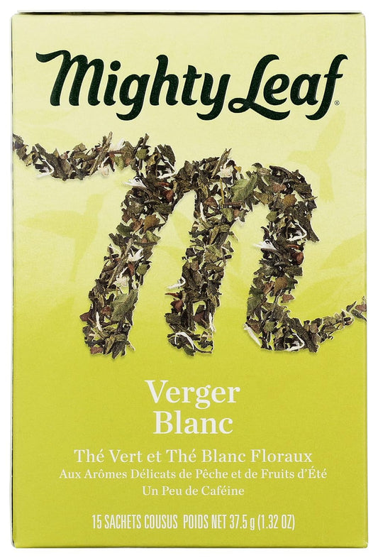 Mighty Leaf White Orchard Tea 15 Count, 15 Ct