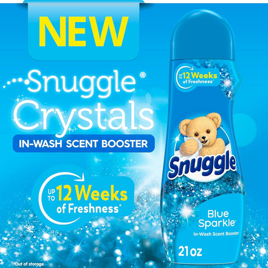 Snuggle In Wash Scent Booster, Blue Sparkle, 21 Ounce (Pack of 4)