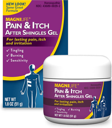 Magnilife Pain And Itch Relief Gel, Naturally Relieve Tingling, Irritation And Sensitivity With Jasmine And Mezereon - 1.8Oz