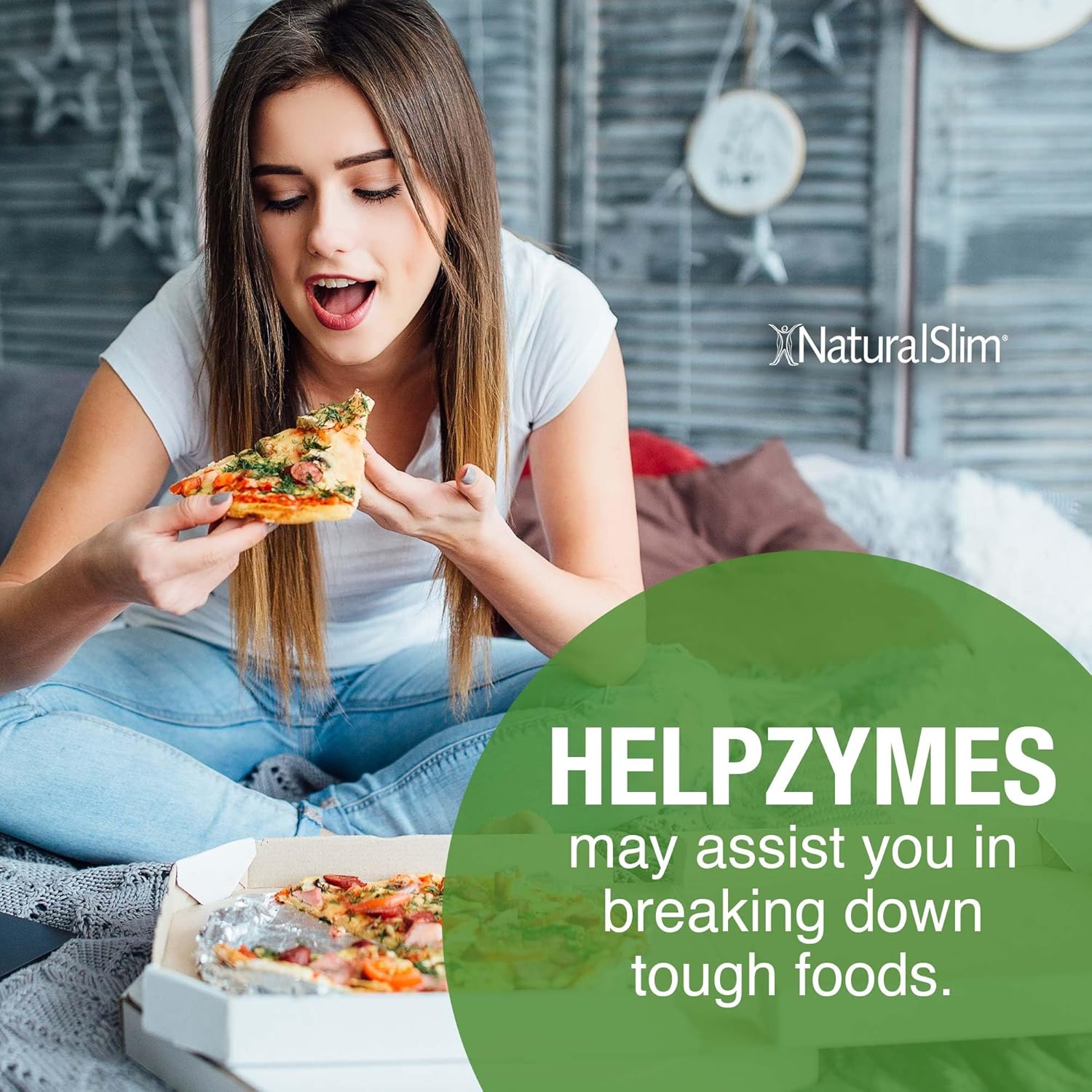 Naturalslim Digestive Enzymes For Women & Men - Helpzymes Essential Enzymes For Digestion, Gut Health, Gas Bloating Relief With Bromelain, Ox Bile, Pancreatin. & Betaine Hcl - 100 Capsules 3 Pack : Health & Household