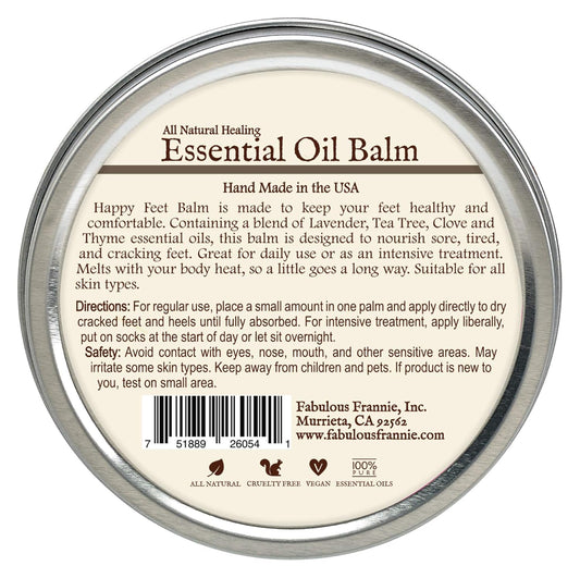 Fabulous Frannie Kid'S Peace & Calm All Natural Essential Oil Healing Balm Made With Sunflower Oil, Coconut Oil, Shea Butter, Beeswax, Soy Wax, Aloe Vera And Pure Essential Oils 3.5Oz Tin