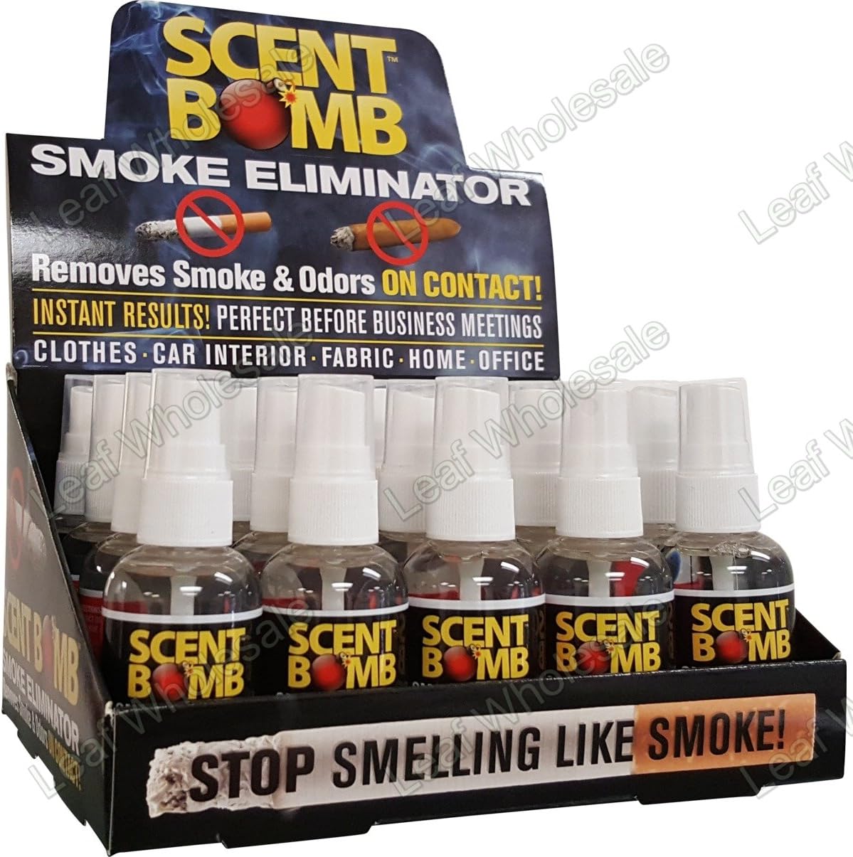 Scent Bomb 2 oz On Contact Smoke & Odor Eliminator 20 Ct Display