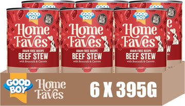 Good Boy Home Faves Whole Grain Wet Dog Food Cans, Chicken Pot Roast, 6 Tins X 395 G