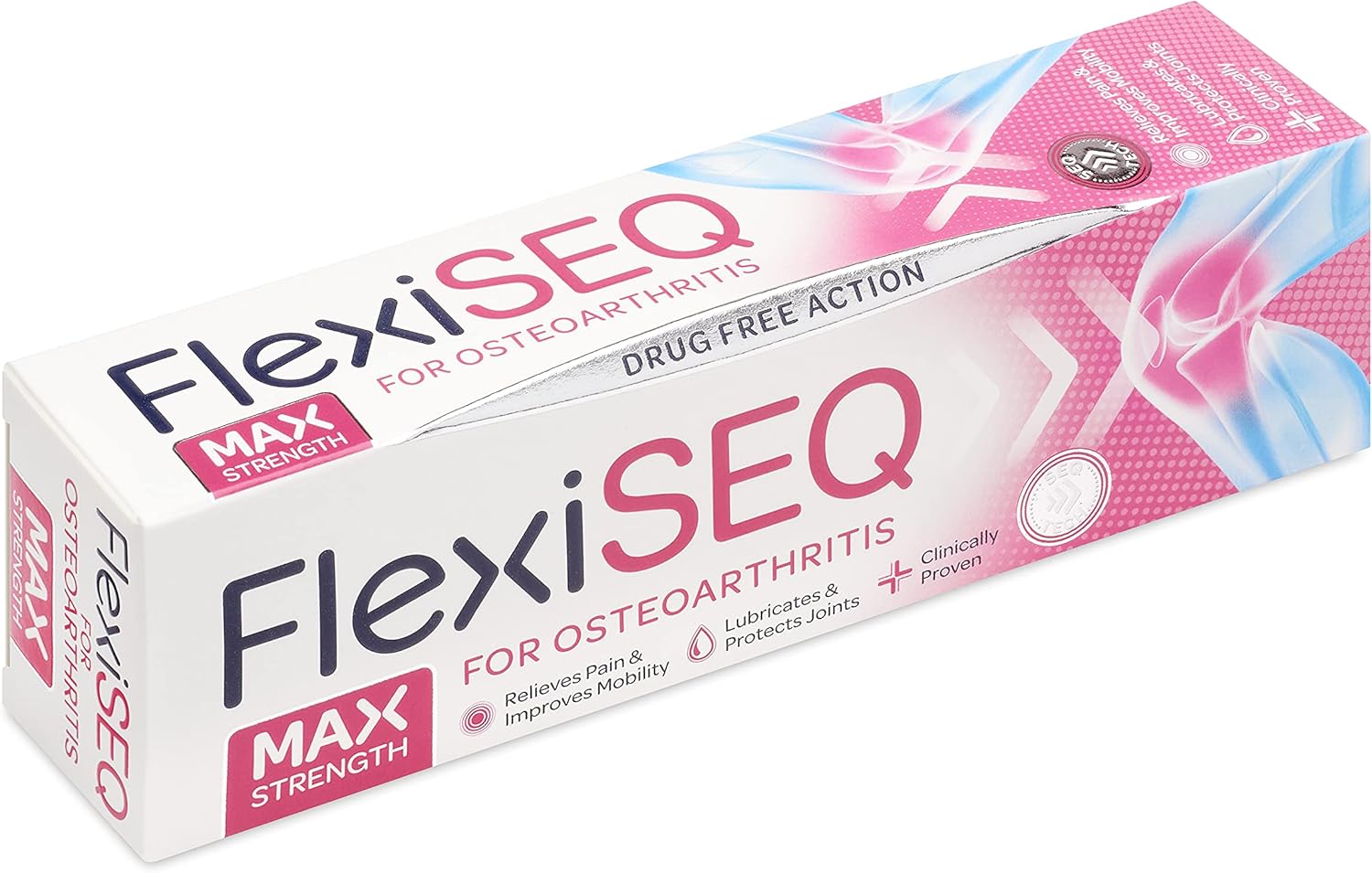 Flexiseq Max Strength 100G Gel, Topical Gel For Osteoarthritis, Drug Free, For All Synovial Joints (Hips, Knees, Shoulders, Hands, Feet Etc)