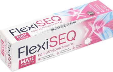 Flexiseq Max Strength 100G Gel, Topical Gel For Osteoarthritis, Drug Free, For All Synovial Joints (Hips, Knees, Shoulders, Hands, Feet Etc)